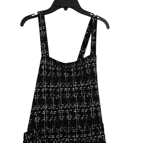 SHEIN Curvy Pinafore Dresses Monochrome Patterned Mini Dress Plus SZ 2XL - Picture 4 of 7